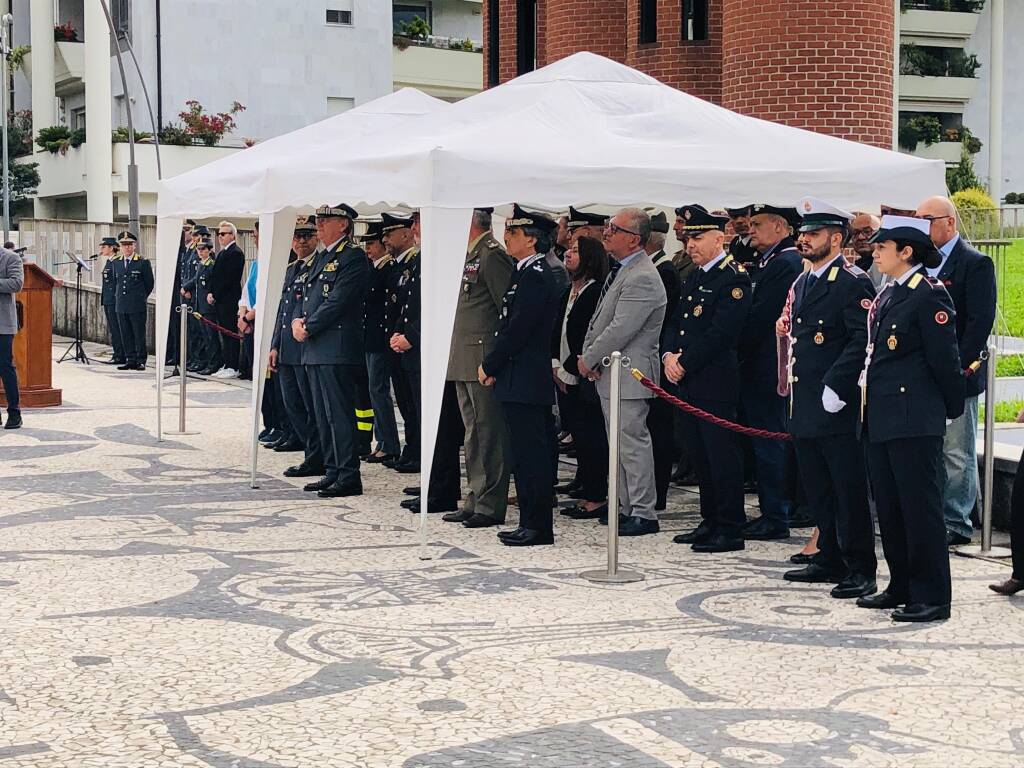 Intitolazione del monumento per i 120 anni della Guardia di Finanza