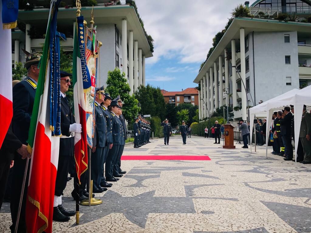 Intitolazione del monumento per i 120 anni della Guardia di Finanza
