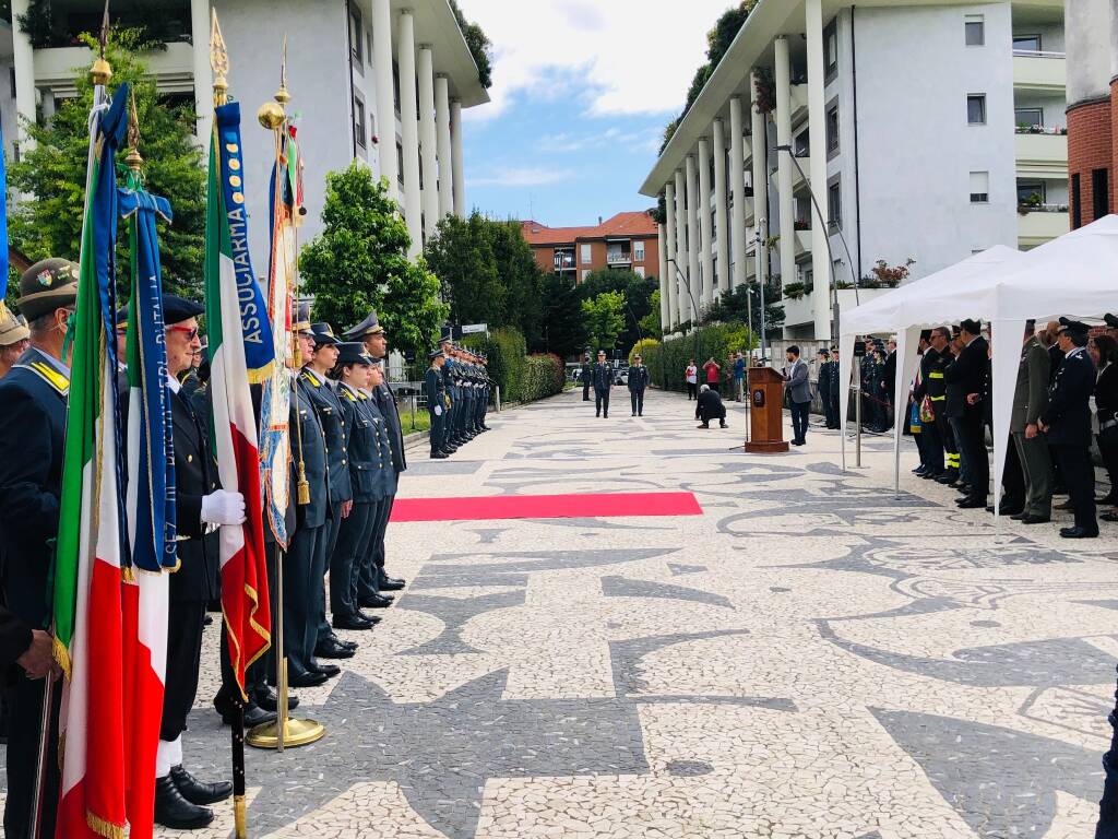 Intitolazione del monumento per i 120 anni della Guardia di Finanza