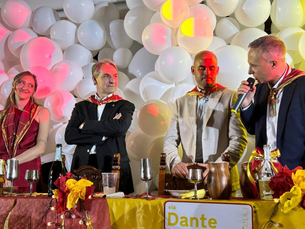 Palio 2024: la cena della vittoria della contrada Legnarello