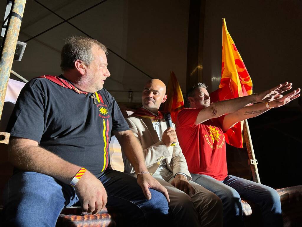 Palio 2024: la cena della vittoria della contrada Legnarello