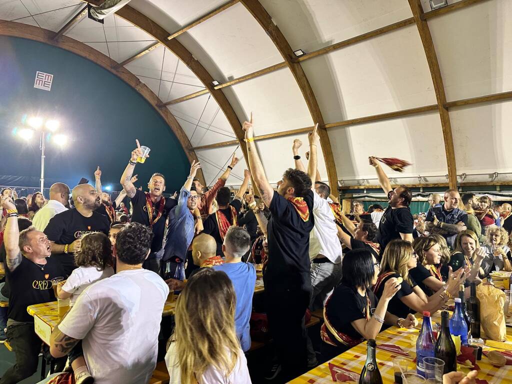 Palio 2024: la cena della vittoria della contrada Legnarello