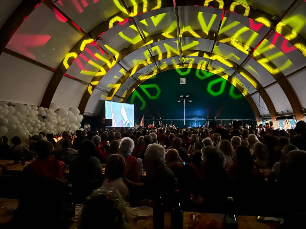 Palio 2024: la cena della vittoria della contrada Legnarello
