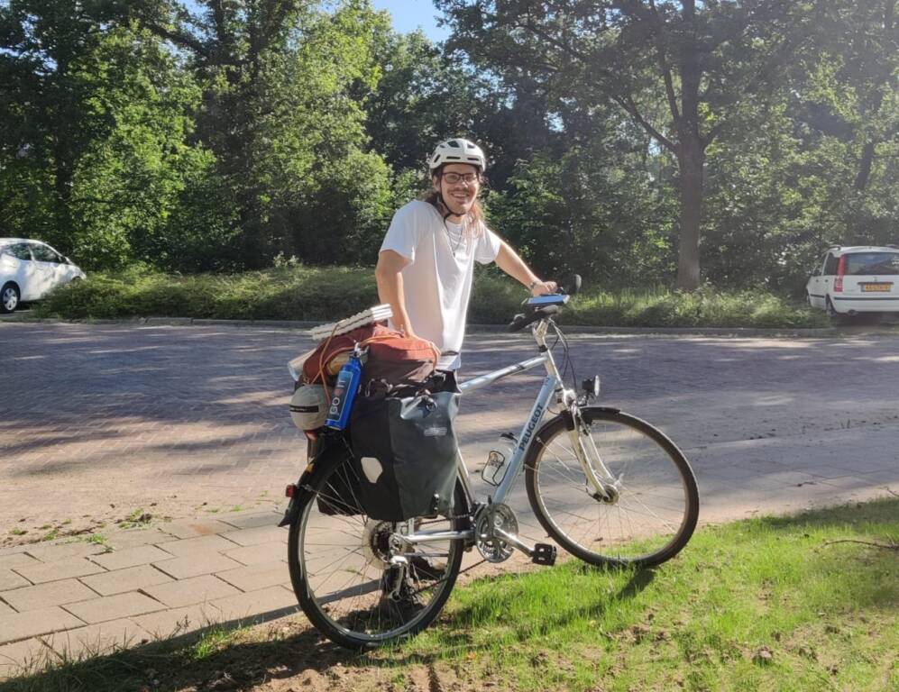pedalando lugo il Reno