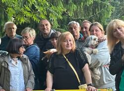 Vedano Olona - Una panchina gialla per i diritti umani