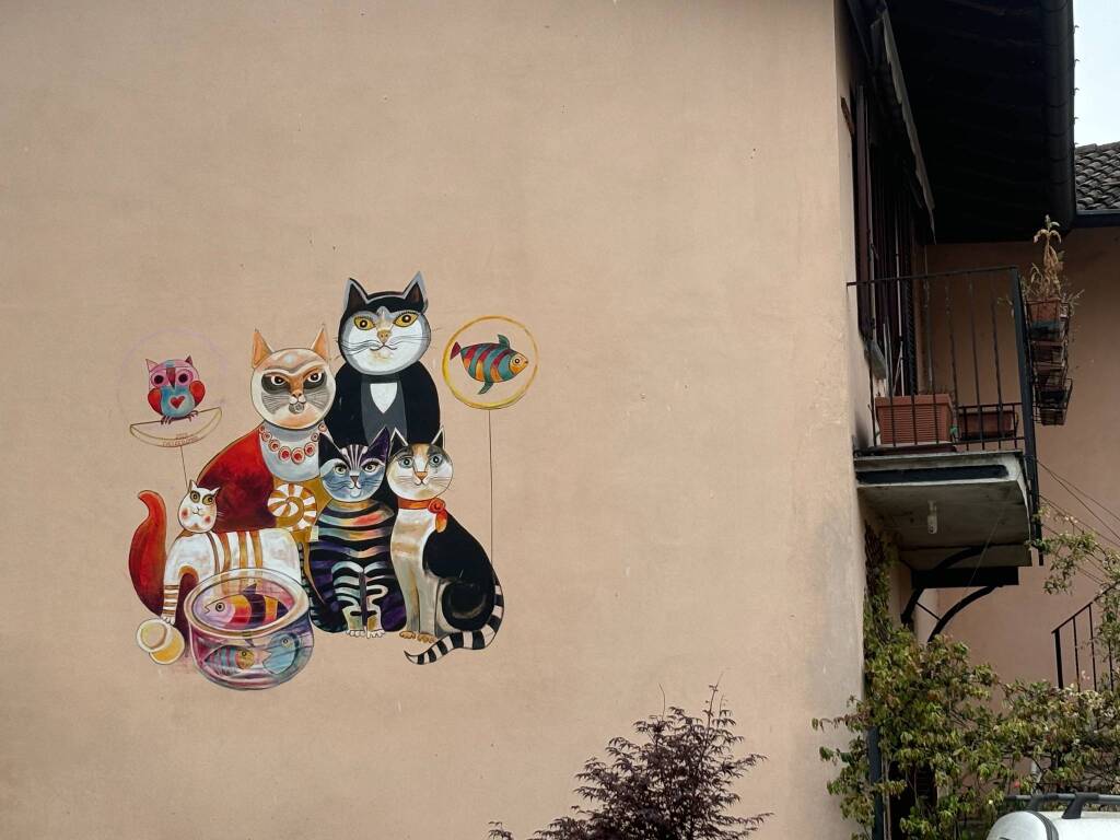 Visitare Cazzago per i murales di Chicco Colombo 