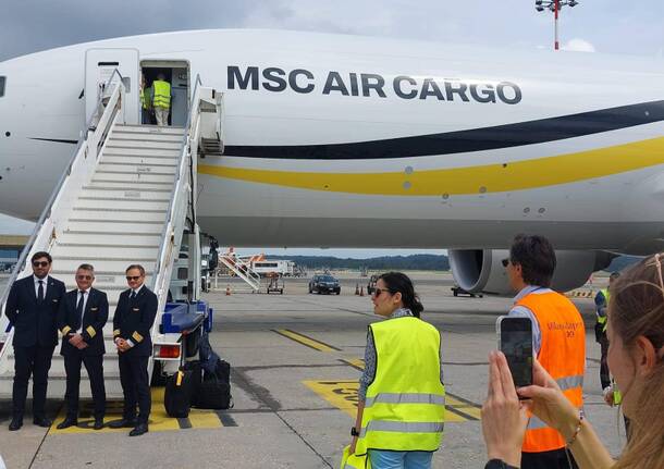 Il primo 777F per Aliscargo MSC in Italia