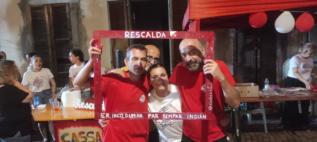 Indian Color Party della contrada Rescalda