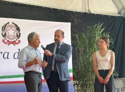 La consegna delle EBike della polizia ai Giardini Estensi