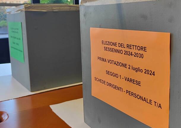 Primo giorno votazioni del rettore all'Insubria