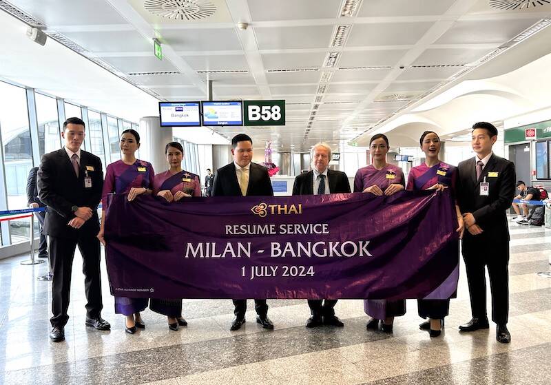  Thai Airways  Malpensa Bangkok