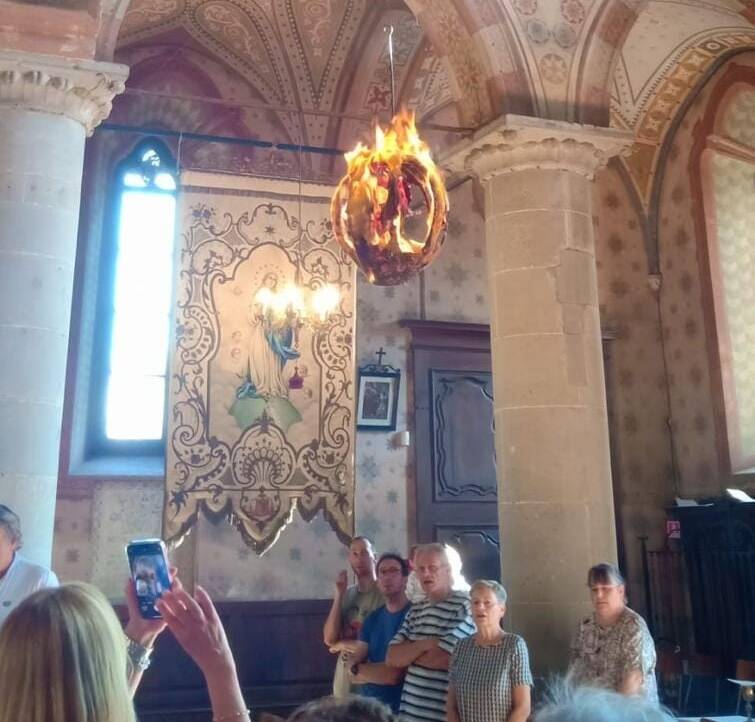 A Castiglione Olona il rito del Faro