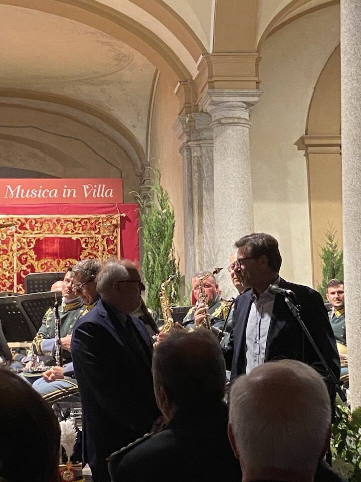 Anche il ministro Giorgetti a Villa Cagnola per "Musica in Villa"