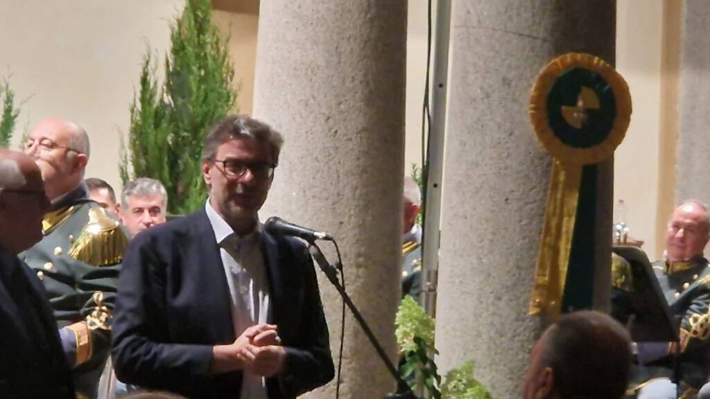 Anche il ministro Giorgetti a Villa Cagnola per "Musica in Villa"