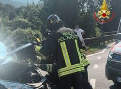 Scontro tra due auto a Rancio Valcuvia