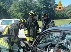 Scontro tra due auto a Rancio Valcuvia