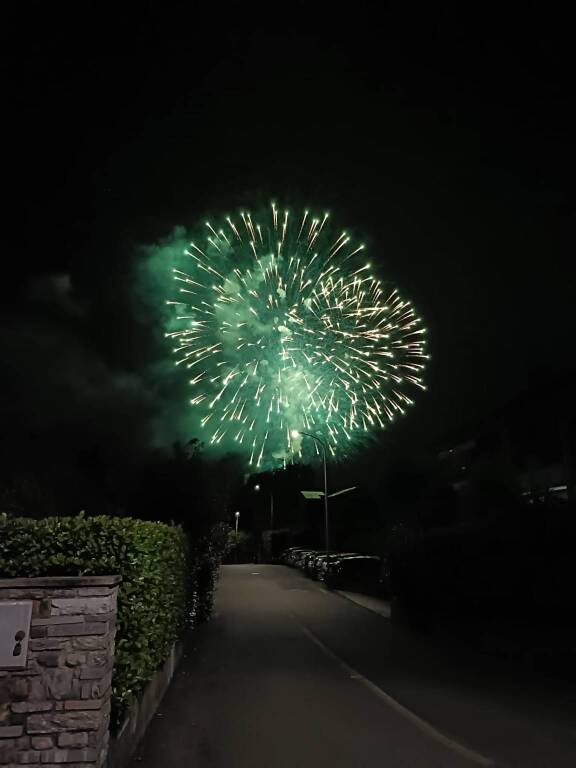 Casciago si illumina grazie ai fuochi di Sant'Eusebio