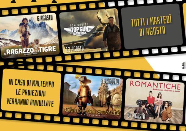 cinema all'aperto