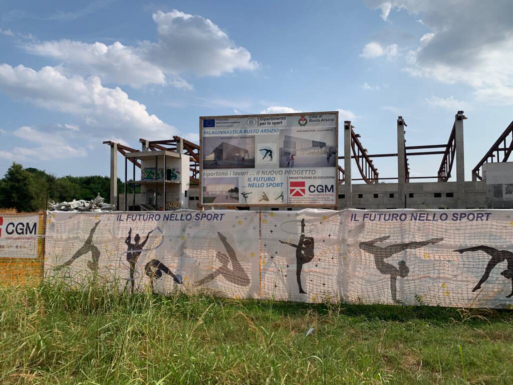 I lavori partiti a Busto Arsizio