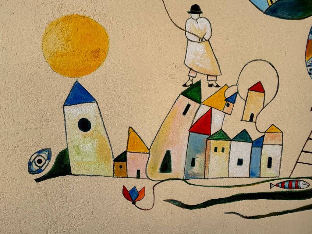 Il nuovo murales di Chicco Colombo a Cazzago Brabbia