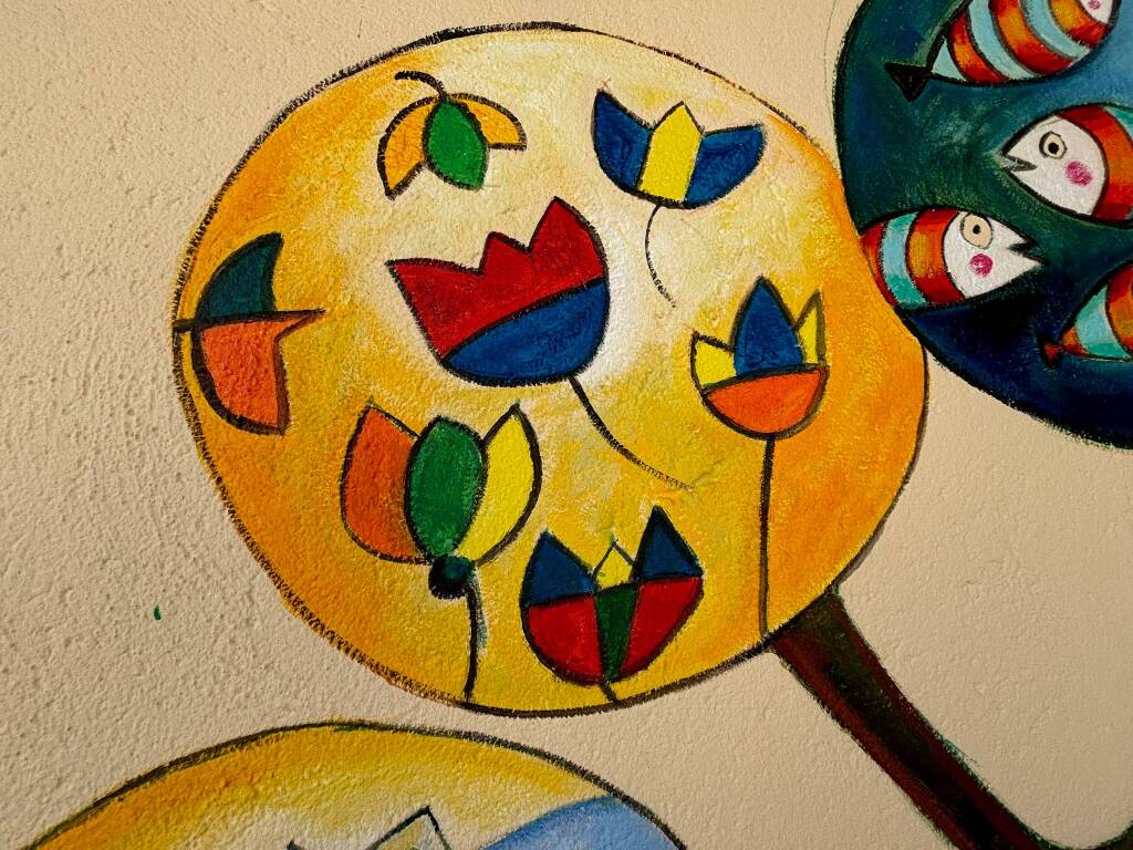 Il nuovo murales di Chicco Colombo a Cazzago Brabbia