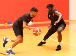 Primo giorno di allenamento per la Pallacanestro Varese agli ordini di coach Herman Mandole