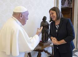 rettrice in visita al santo padre