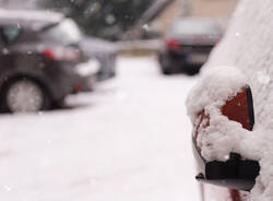 parcheggio in inverno