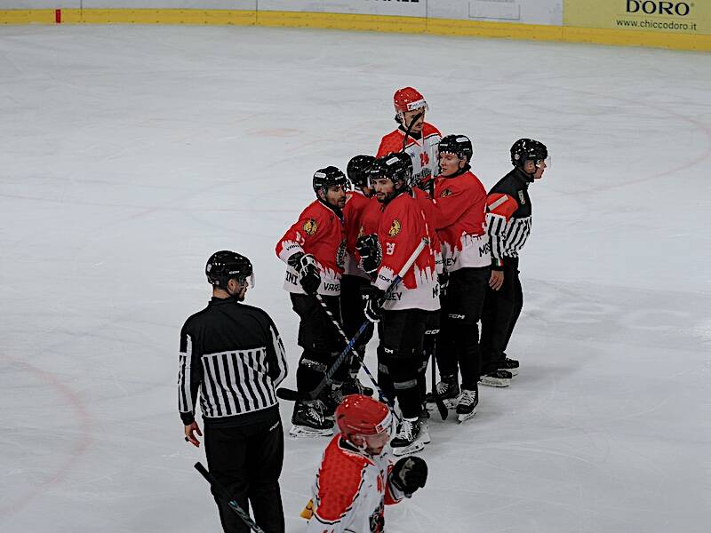Amichevole hockey Varese contro Bellinzona