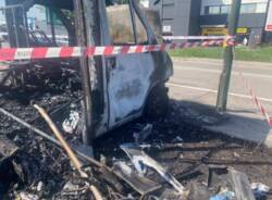 Bruciato il camper di Silvia Priori a Venezia