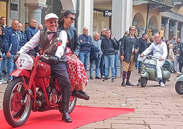 Moto storiche invadono Varese