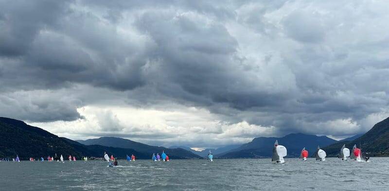 I Campionati Europei di vela - classe Fireball - a Maccagno