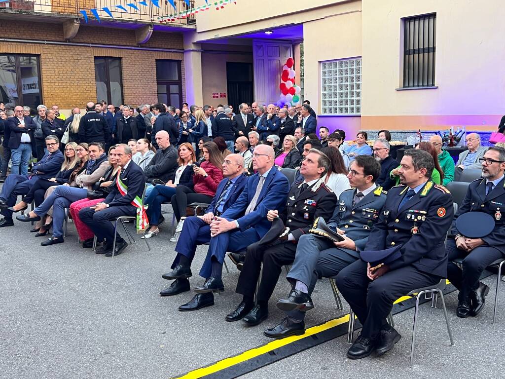Inaugurazione lampi blu