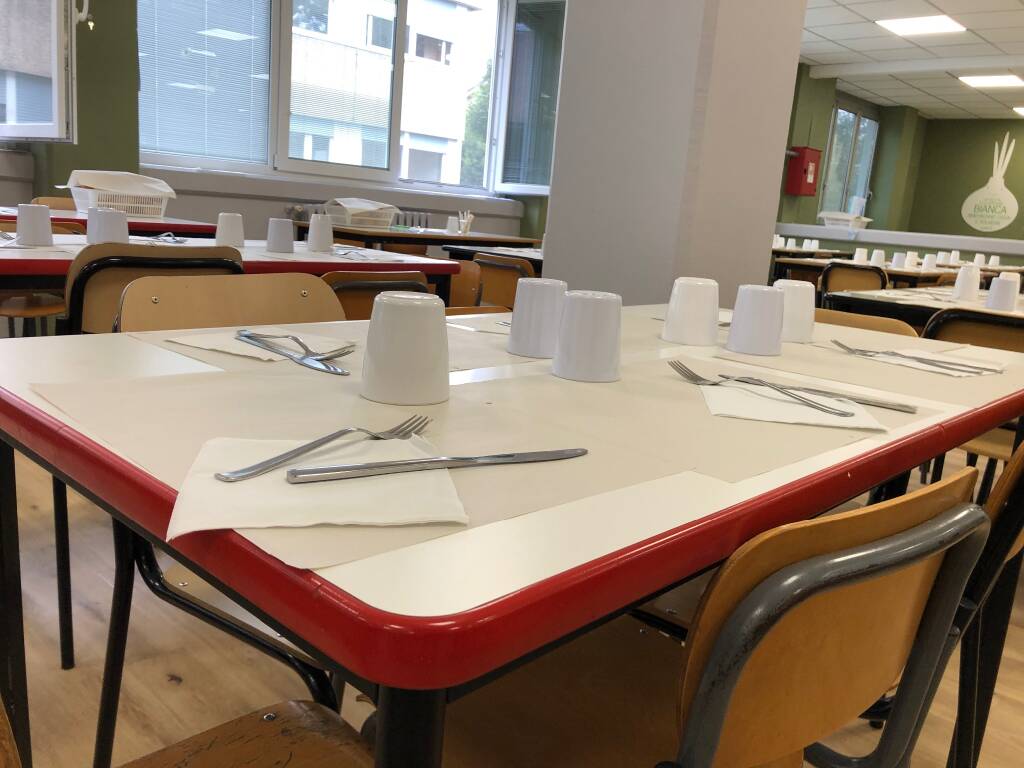 Inaugurazione mensa Istituto Rodari Legnano