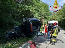 incidente travedona monate ribaltamento
