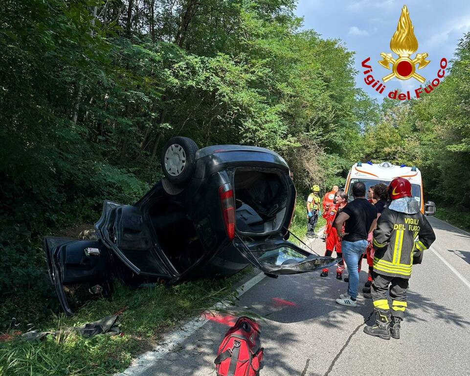 incidente travedona monate ribaltamento