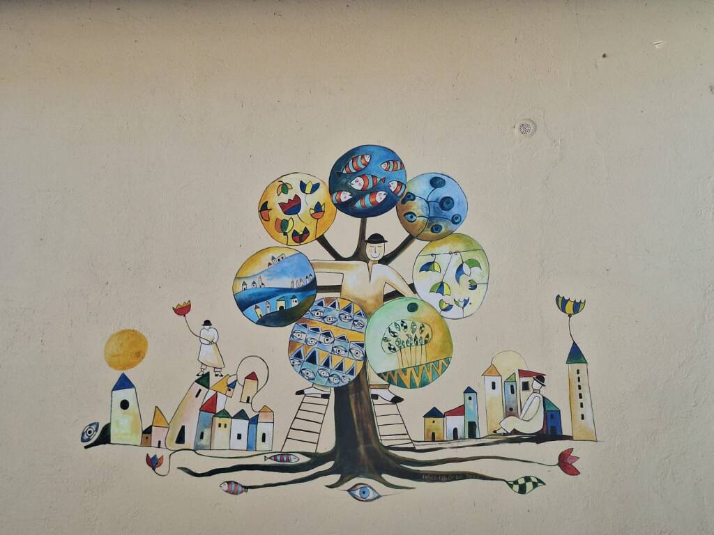 Visita guidata ai murales di Chicco Colombo a Cazzago Brabbia