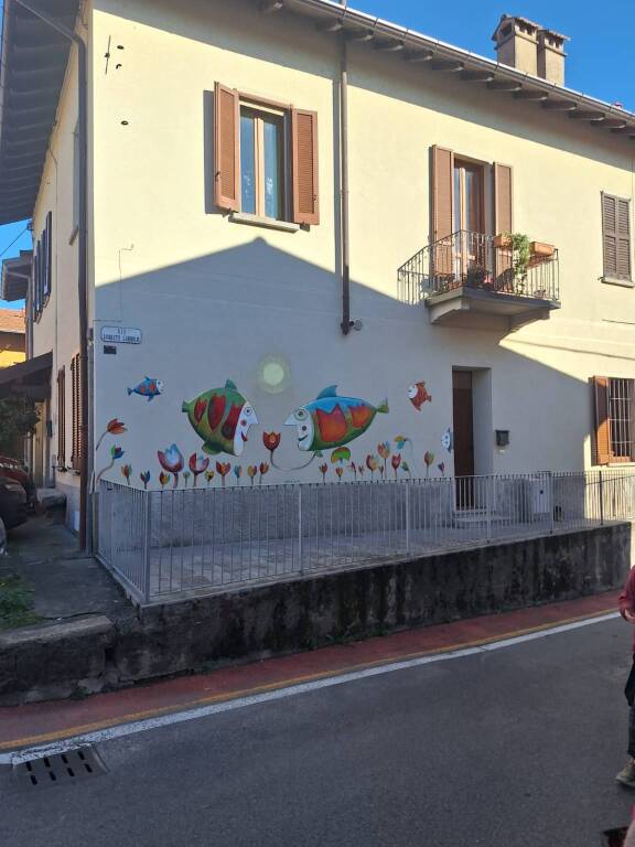 Visita guidata ai murales di Chicco Colombo a Cazzago Brabbia