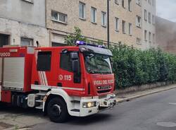 Incendio a Busto Arsizio