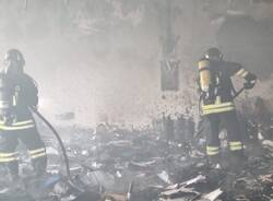 Incendio a Busto Arsizio