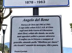 Clivio - Inaugurata la piazza intitolata a don Gilberto Pozzi