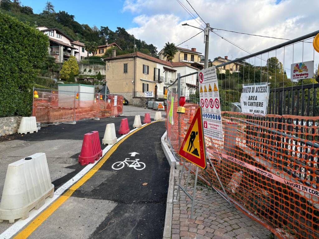 Finiti i lavoti in via Sn Vito a Luvinate
