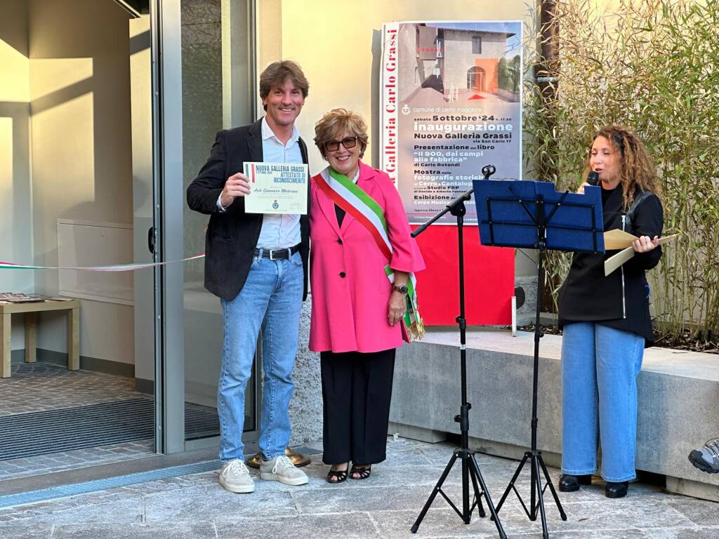 Galleria Grassi di Cerro Maggiore: l'inaugurazione