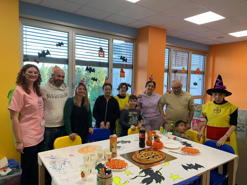 Halloween in pediatria all'ospedale Del Ponte