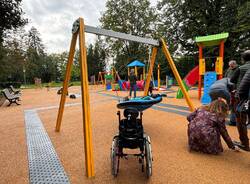 Inaugurazione parco giochi inclusivo a Vill Recalcati