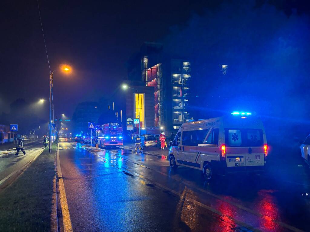 Incendio gallarate