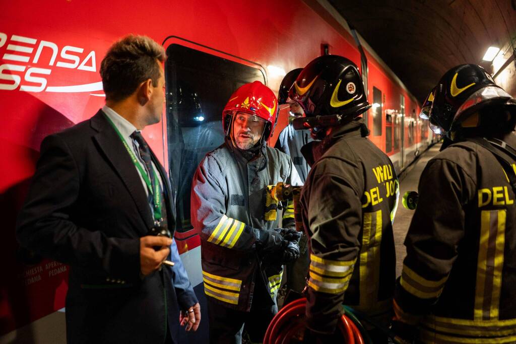 Incidente in galleria: esercitazione di ferrovienord