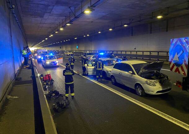 Incidente simulato in Brebemi
