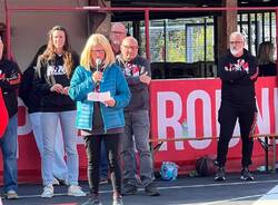 Playground d'artista a Giubiano: basket e rugby insieme nel nome dello sport