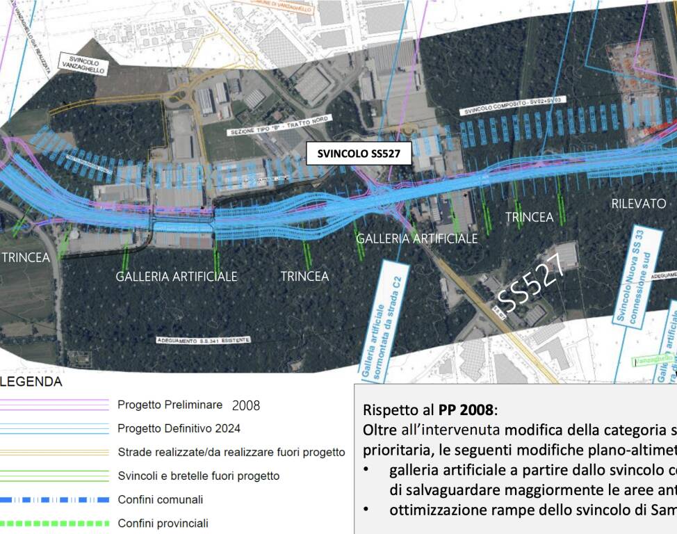  progetto Variante Statale 341 